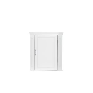 RiverRidge Home Somerset Corner Wall Cabinet - White
