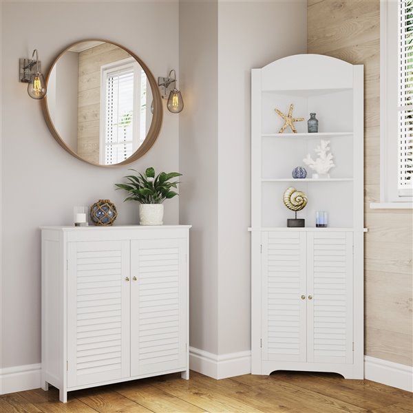 RiverRidge Home Ellsworth 2-Door Floor Cabinet - White