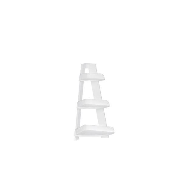 RiverRidge Home Amery Corner Ladder Wall Shelf - White