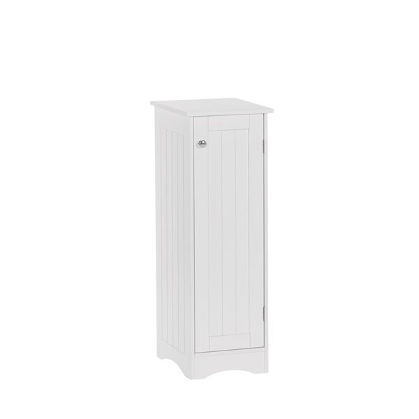 RiverRidge Home Ashland Slim Single Door Cabinet - White