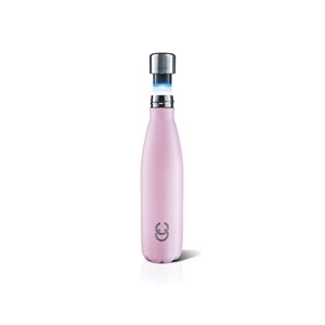 Bouteille CrazyCap avec purificateur d'eau UV, 500 ml, rose