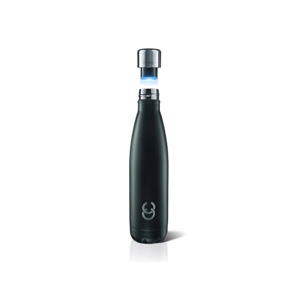 CRAZY CAP CrazyCap Bottle with UV Water Purifier 500ml Onyx RONA