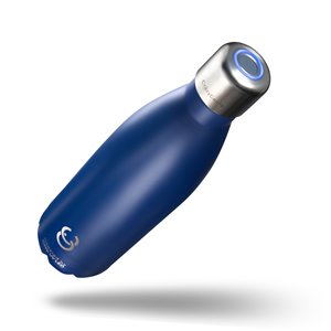 Bouteille CrazyCap avec purificateur d'eau UV, 500 ml, bleu saphir