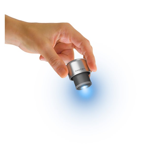 CrazyCap Bottle with UV Water Purifier - 500-ml - Marble