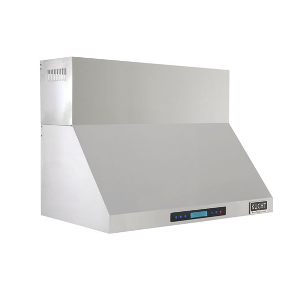 KUCHT Professional Ducted Wall-Mounted Range Hood - 900 CFM - 30-in - Stainless Steel