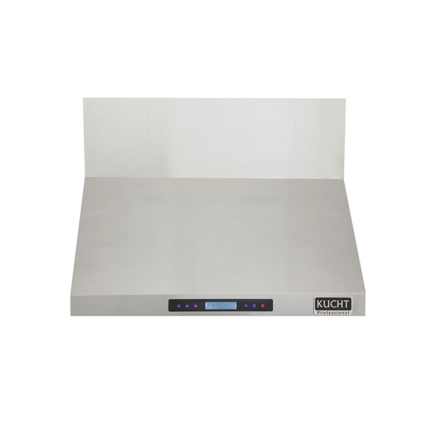KUCHT Professional Ducted Wall-Mounted Range Hood - 900 CFM - 30-in - Stainless Steel