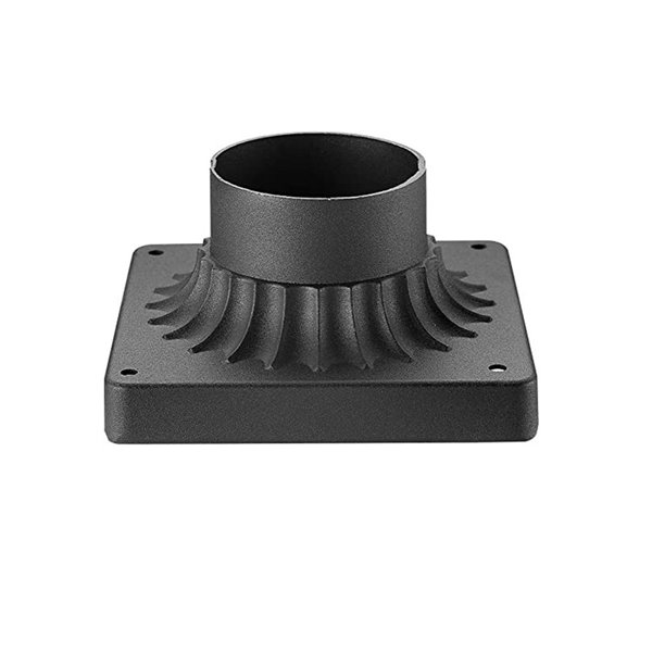 CWI Lighting Granville Pier Mount Base - 3.25-in - Black