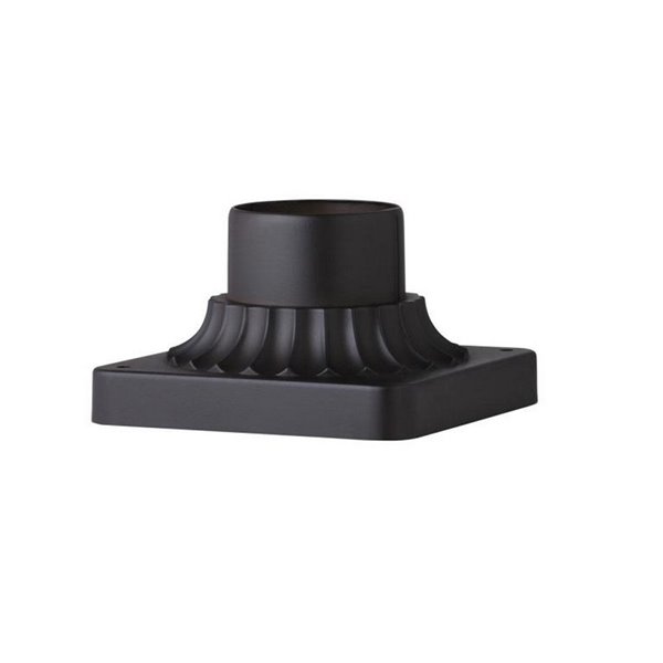 CWI Lighting Granville Pier Mount Base - 3.25-in - Black