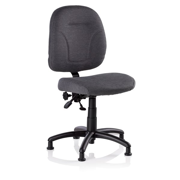 Reliable Corporation SewErgo Sewer Chair - Adjustable - Black
