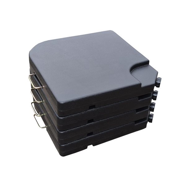 Oakland Living Weights for Umbrella Stand 4 Pieces Black 4238US128