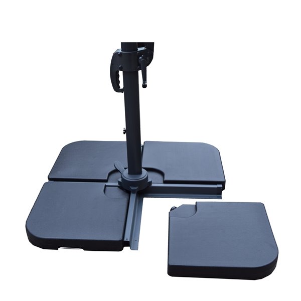 Oakland Living Weights for Umbrella Stand 4 Pieces Black 4238US128