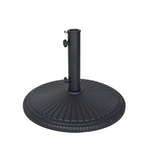 Oakland Living Heavy-Duty Cast Iron Umbrella Stand - Black