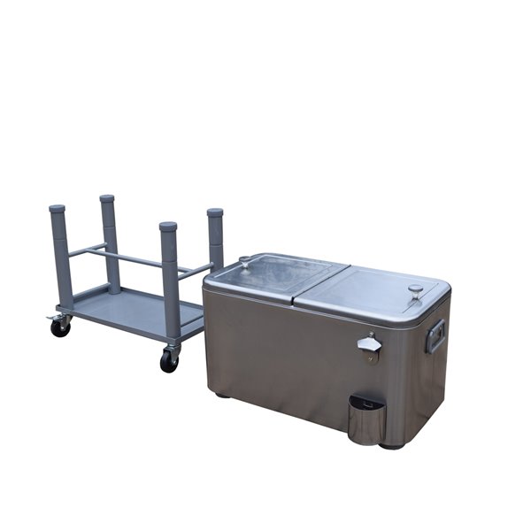 Party cooler hot sale cart