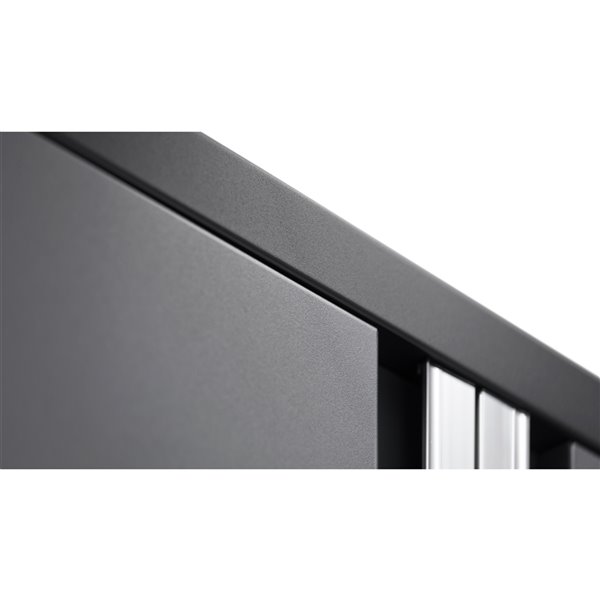 NewAge Products Bold Series Cabinet - Steel and Bamboo - Capacity of 2200 lb - Set of 6 Pieces - Grey