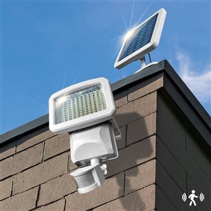 Classy Caps Solar Motion Sensor Security Light - Integrated LED - White