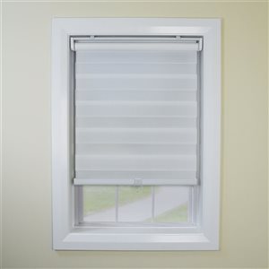 Toile alternée d'intimité sans cordon Slimline de Versailles Home Fashions, filtre d'éclairage, 24 po x 72 po, coquille d'œu