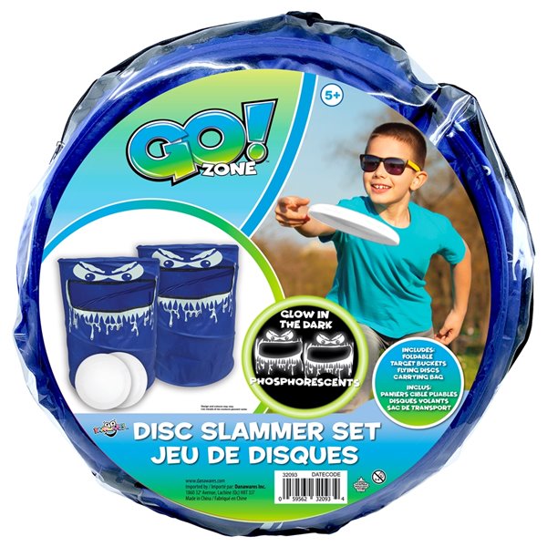 Go! Zone Outdoor Glow in the Dark Disc Slammer Set