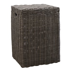 Panier à linge Valeria rectangulaire de Vifah avec poignées, en résine, 16 po