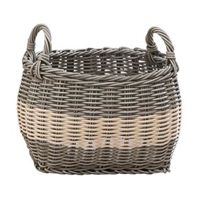 Panier à linge ou de rangement Hannah de Vifah, en résine, ovale, 17 po