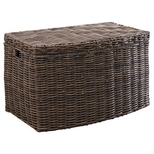 Coffre de rangement avec poignées Valeria de Vifah, rectangulaire, en résine, 24 po