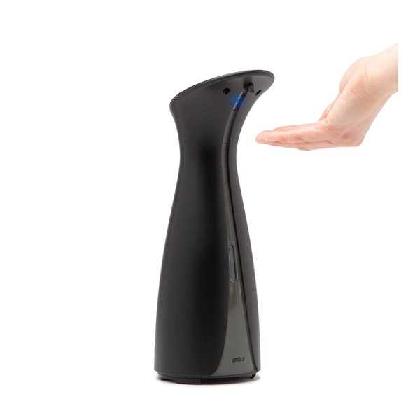 Umbra Otto Automatic Soap Dispenser/Hand Sanitizer - 255ml - Black