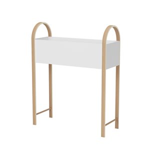 Boite de rangement ou jardinière surélevée Bellwood de Umbra, blanc