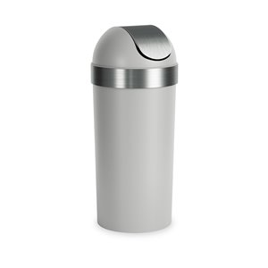Umbra Venti 16-Gallon (62L) Trash Can with Swing Top Lid