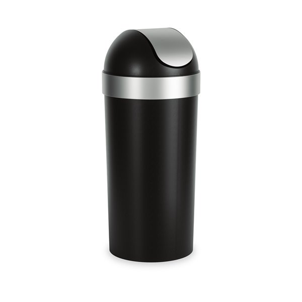 Umbra Venti 16-Gallon (62L) Trash Can with Swing Top Lid