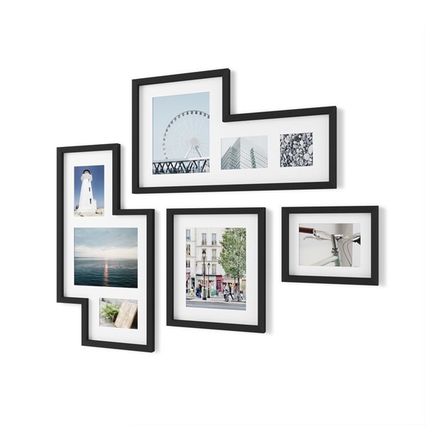 Umbra Mingle Gallery Picture Frame Set - Black