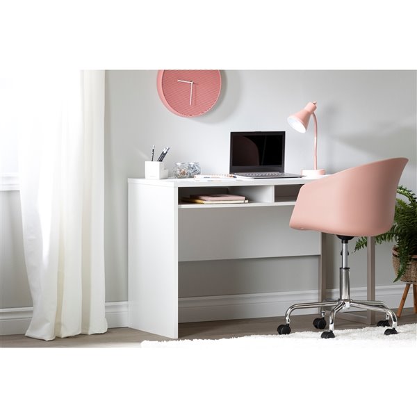 South Shore Furniture Flam Swivel Desk Chair - Pink