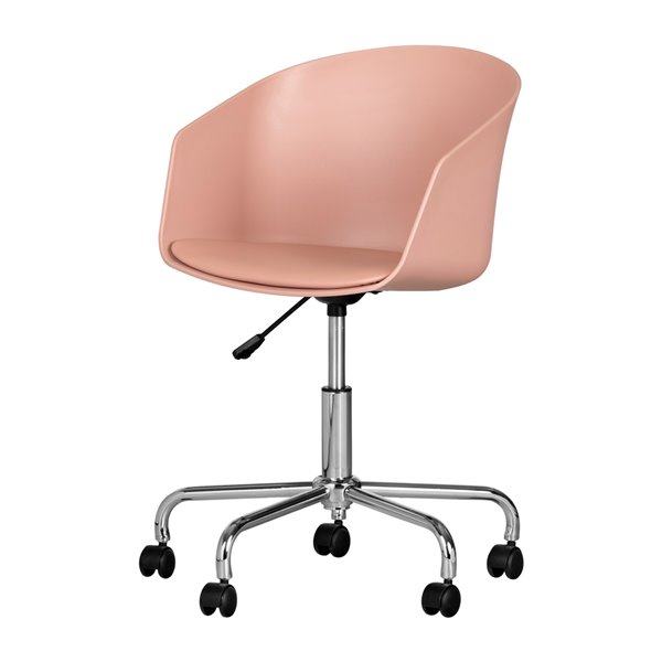 South Shore Furniture Flam Swivel Desk Chair - Pink