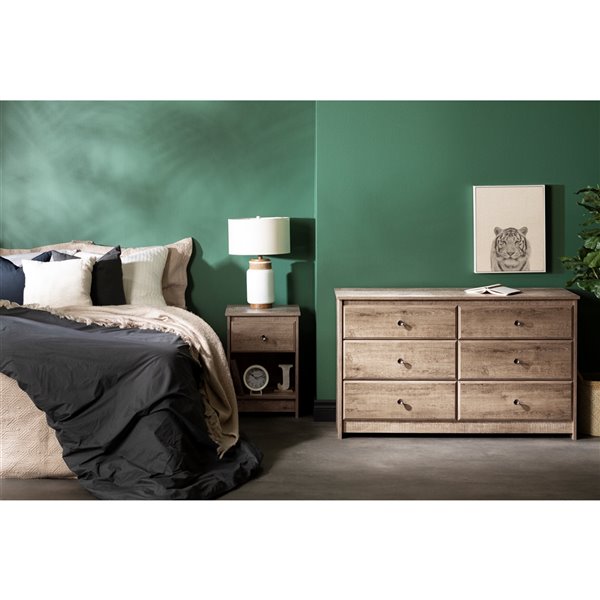 south shore tassio 6 drawer double dresser