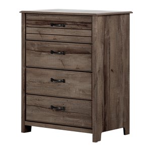 Commode 4 tiroirs Asten de South Shore Furniture, chêne automnal