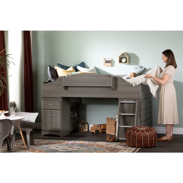 South S Imagine Loft Twin Bed, Imagine Loft Twin Bed With Storage