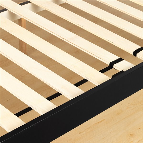 South Shore Furniture Vito Full Platform Bed - Black