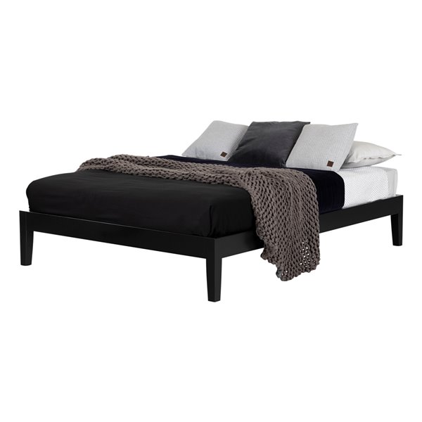 South Shore Furniture Vito Full Platform Bed - Black