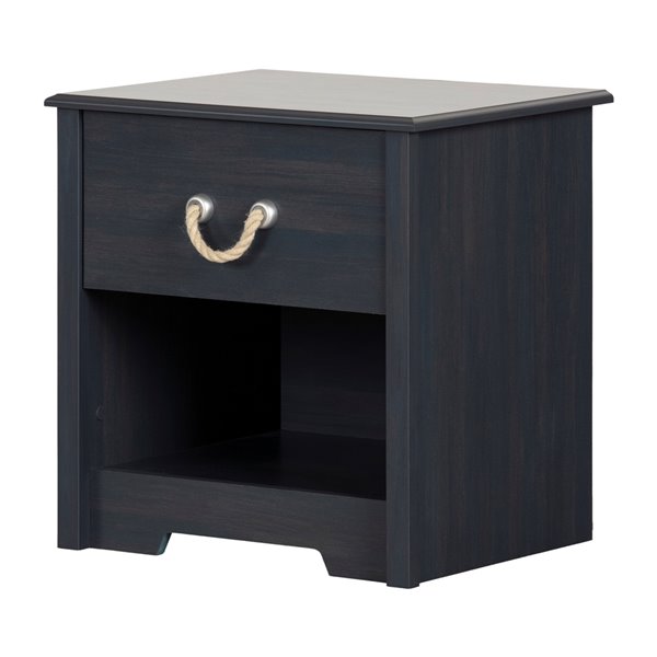 Table de chevet 1 tiroir Navali de South Shore Furniture, bleuet