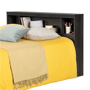 South Shore Furniture Spark Full Bookcase Headboard - Gray Oak