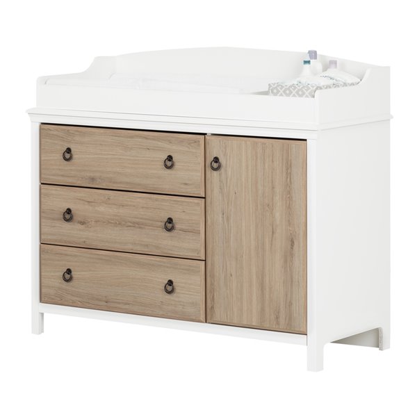 South Shore Furniture 45.75in Cotton Candy Freestanding Changing Table