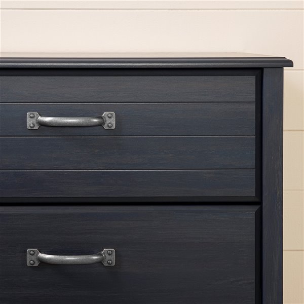 South Shore Furniture Asten 4-Drawer Chest - Blueberry