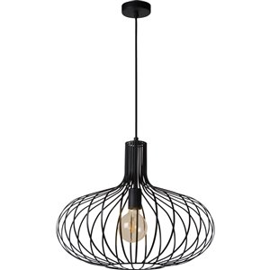 Luminaire suspendu Rada moderne de Notre Dame Design, 1 lumière DEL, noir