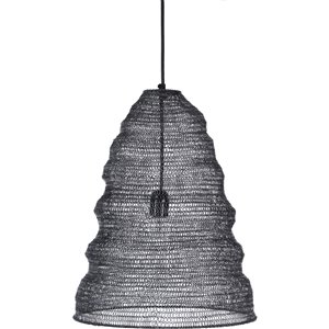 Luminaire suspendu Harry moderne de Notre Dame Design, 1 lumière DEL, gris