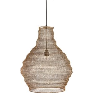 Luminaire suspendu Goss moderne de Notre Dame Design, 1 lumière DEL, or