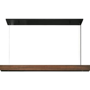 Notre Dame Design Webber Modern Chandelier - 1 LED Light - Brown