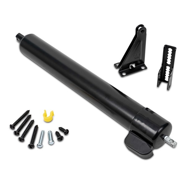 Ideal Security Heavy Pneumatic Door Closer - 13-in - Black Aluminum