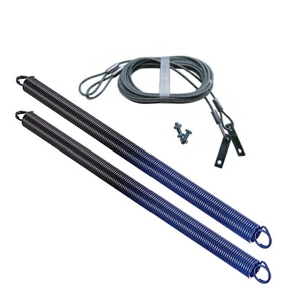 Ideal Security Grarage Door Extension Spring and Safety Cable - 140-lb - Blue - 2-Pack
