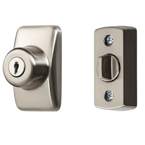 Ideal Security Keyed Deadbolt - 2.76-in - Satin Silver