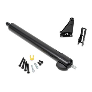 Ferme-porte pneumatique standard d'Ideal Security, 13 po, aluminium noir