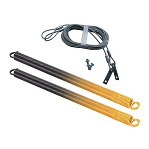 Ideal Security Grarage Door Extension Spring and Safety Cable - 180-lb - Orange - 2-Pack