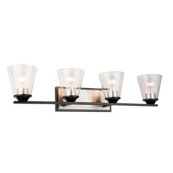 Artcraft Lighting Wheaton 4-Light Wall Light - Black